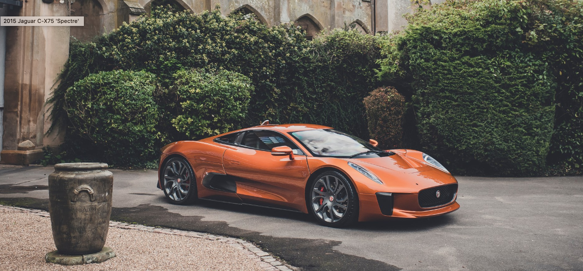 Jaguar C-X75 uit Spectre te koop
